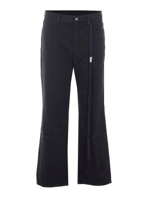 ANN DEMEULEMEESTER: straight leg jeans - Hodur Jeans