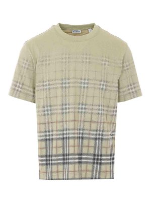 BURBERRY: Tシャツ - Tシャツ - 緑