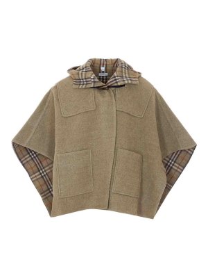 BURBERRY: Capes & Ponchos - Cape - Grün