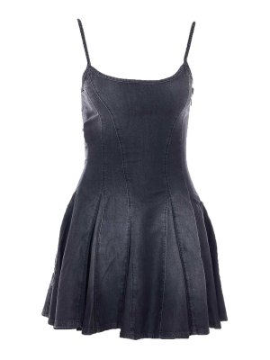 DIESEL: Vestidos media pierna - Vestido Midi - Negro