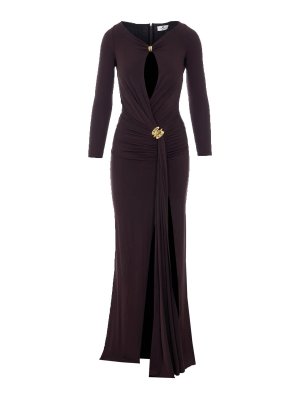 ELISABETTA FRANCHI: Abendkleider - Abendkleid - Braun