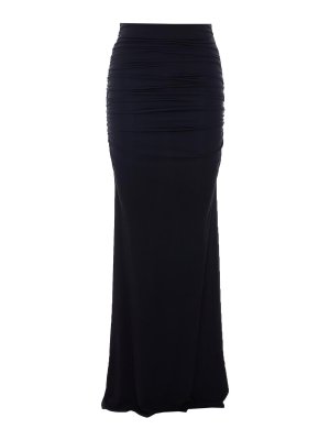 ELISABETTA FRANCHI: Faldas media pierna y semilargas - Falda Semilarga - Negro