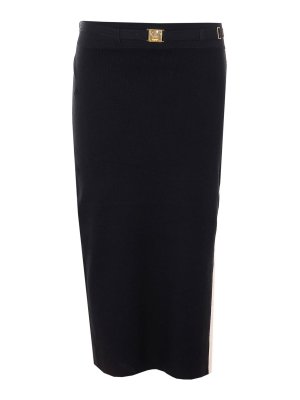 ELISABETTA FRANCHI: Knielange und Midi Röcke - Midirock - Schwarz