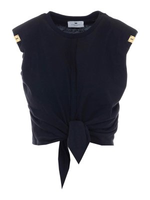 ELISABETTA FRANCHI: T-shirts - T-Shirt - Schwarz