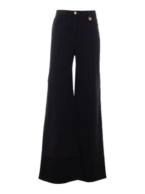 ELISABETTA FRANCHI: Straight Leg Jeans - Straight Leg Jeans - Schwarz