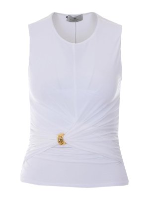 ELISABETTA FRANCHI: トップス＆タンクトップ - トップ/タンクトップ - 白