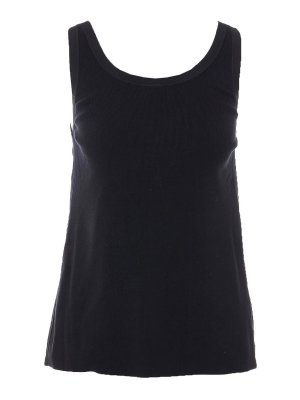 ELISABETTA FRANCHI: Tops und Tank Tops - Top - Schwarz