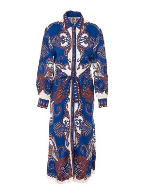 FARM RIO: Vestidos largos - Vestido Largo - Azul