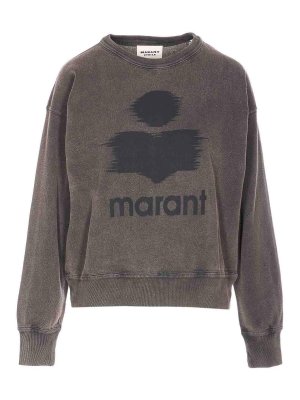 Isabel Marant Etoile: Sudaderas y suéteres - Sudadera - Gris