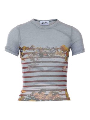 JEAN PAUL GAULTIER: Tシャツ - Tシャツ - グレー
