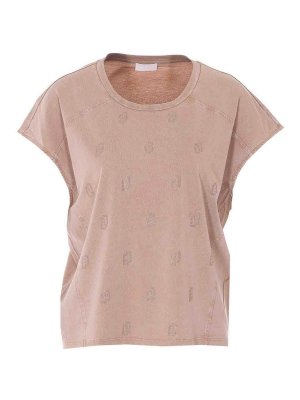 Liu Jo: T-shirts - T-Shirt - Nude