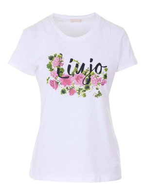Liu Jo: T-shirts - T-Shirt - Weiß