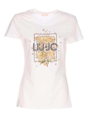 Liu Jo: T-shirts - T-Shirt - Weiß