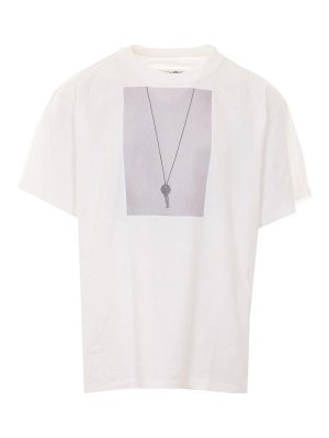 MM6 MAISON MARGIELA: T-shirts - T-Shirt - Blanc