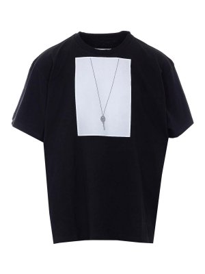MM6 MAISON MARGIELA: t-shirts - Key Print T-Shirt