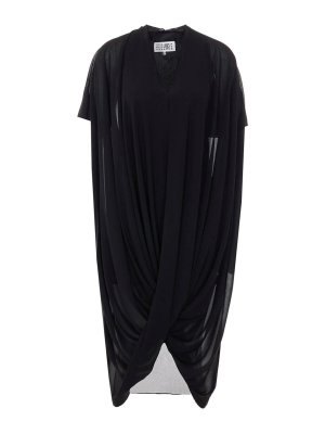 MM6 MAISON MARGIELA: Vestidos cortos - Vestido Corto - Negro