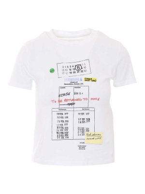 MM6 MAISON MARGIELA: Camisetas - Camiseta - Blanco