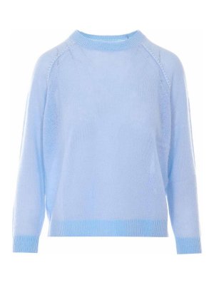 NOTSHY: maglia collo rotondo - Maglione azzurro di luglio