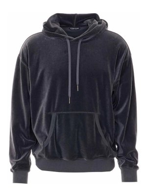 TOM FORD: Sweatshirts & Sweaters - Velour Hoodie