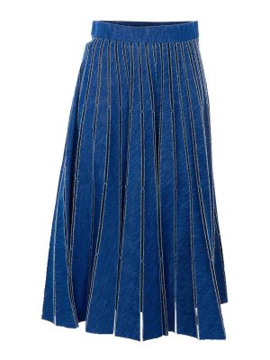 TWINSET: Knee length skirts & Midi - Denim Skirt