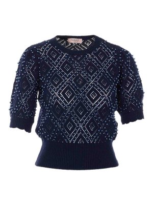 TWINSET: t-shirt - T-shirt  blu