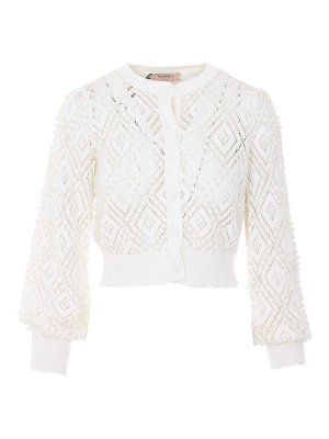 TWINSET: cardigans - White Cardigan