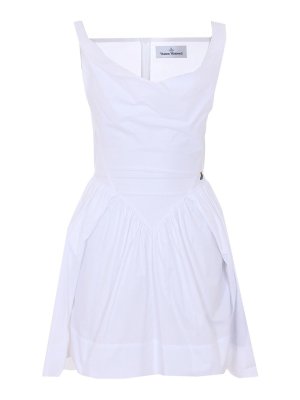 VIVIENNE WESTWOOD: abiti al ginocchio - Vestito  bianco della domenica