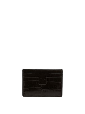 TOM FORD: wallets & purses - Black Card Holder