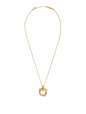 FERRAGAMO: Collier - Colliers - Or
