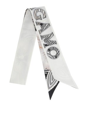FERRAGAMO: Bufandas y pañuelos - Bufanda - Blanco