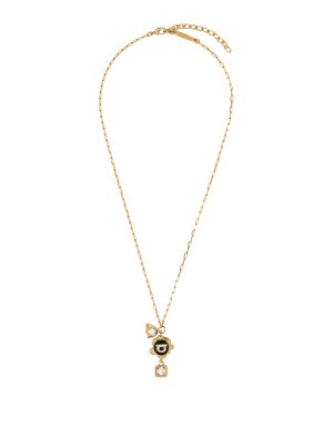 FERRAGAMO: Collier - Colliers - Or