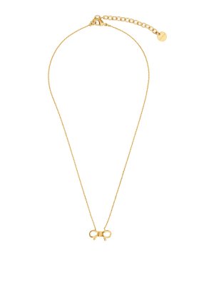 FERRAGAMO: Collier - Colliers - Or