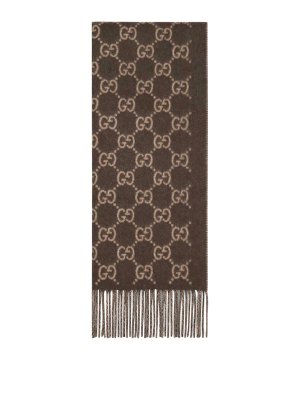 GUCCI: scarves - Brown Scarf