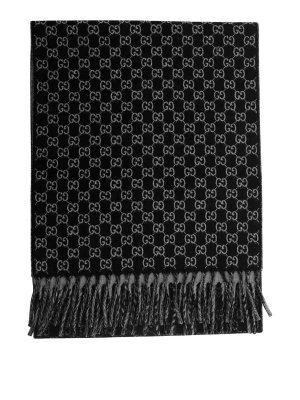 GUCCI: scarves - Black Scarf