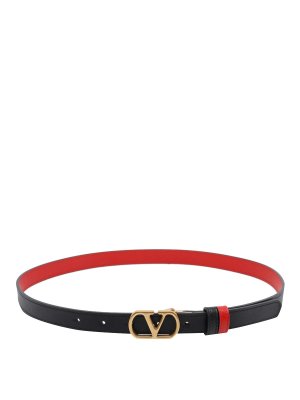 VALENTINO GARAVANI: Cinturones - Cinturón - Negro