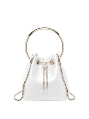 JIMMY CHOO: Bolsos Saco - Bolso Saco - Blanco