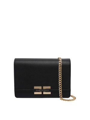 ELISABETTA FRANCHI: クロスボディバッグ - クロスボディバッグ - 黒