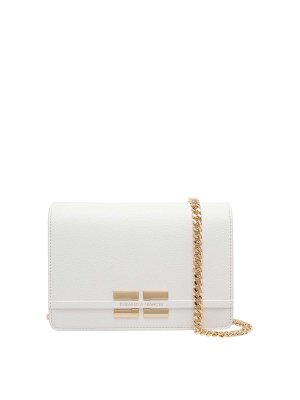 ELISABETTA FRANCHI: クロスボディバッグ - クロスボディバッグ - 白