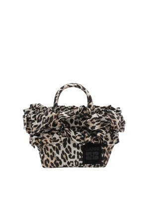 GANNI: Handtaschen - Shopper - Bunt