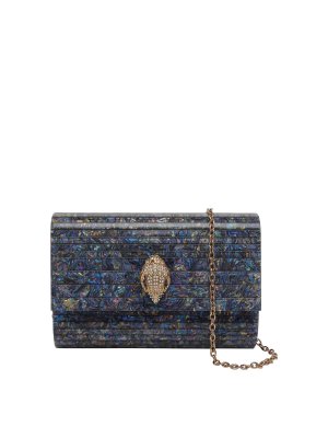 KURT GEIGER: cross body bags - Blue Party Eagle Crossbody Bag