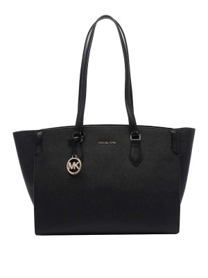 Michael Michael Kors: borse a tracolla - Borsa a tracolla Becca grande nera