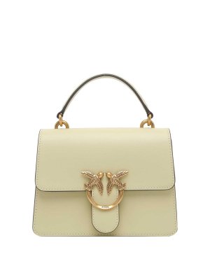 Pinko: Handtaschen - Shopper - Gelb