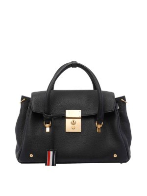 THOM BROWNE: Handtaschen - Shopper - Schwarz