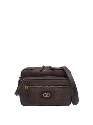 VALENTINO GARAVANI: cross body bags - Brown Antibes Camera Bag