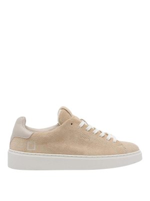 D.A.T.E.: trainers - Beige Levante Suede Sneakers