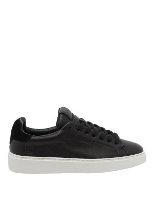 D.A.T.E.: sneakers - Sneakers Levante in pelle scamosciata nera