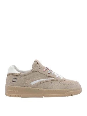 D.A.T.E.: trainers - Beige Torneo Pure Suede Sneakers