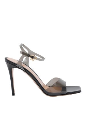 Gianvito Rossi: Sandalen - Sandalen - Grau