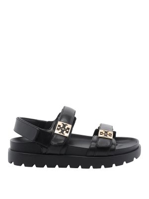 TORY BURCH: Sandalias - Sandalias - Negro