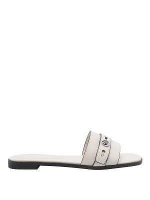 TORY BURCH: flip flops - White Romy Slides